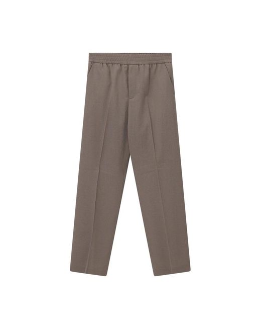 Golden Goose Deluxe Brand Gray Wide Trousers for men