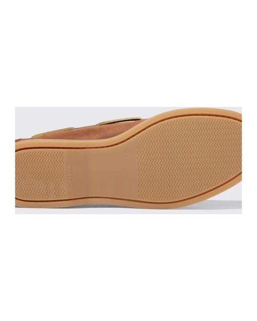 Scarosso Brown Sailor Shoes for men