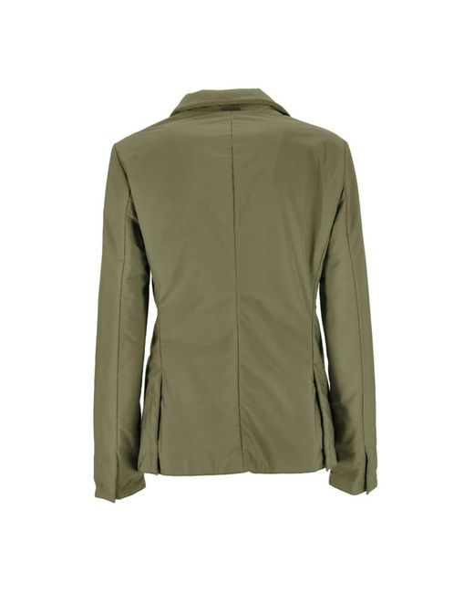People Of Shibuya Green Grüne wasserabweisende jacke mit druckknopf