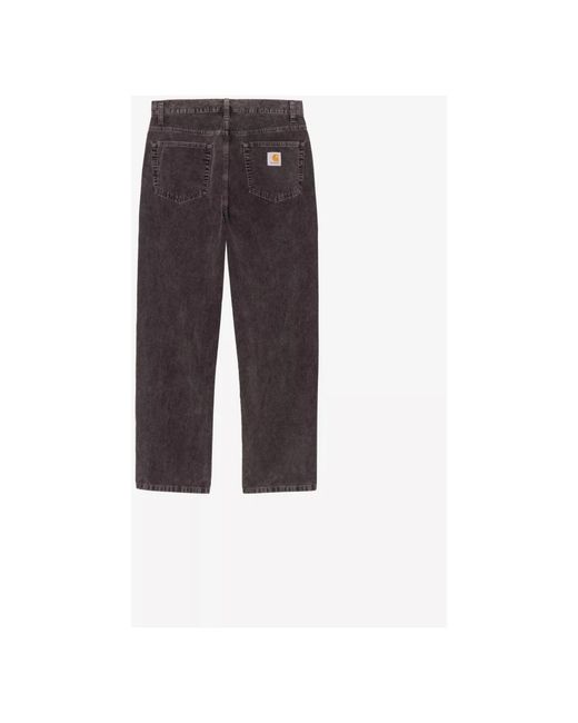 Carhartt Gray Straight Fit Jeans for men