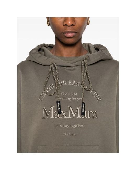 Max Mara Gray Hoodies