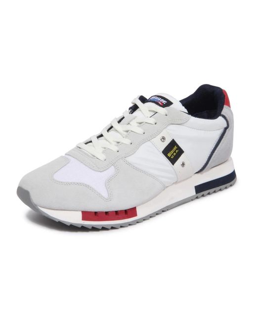 Blauer White Sneakers for men