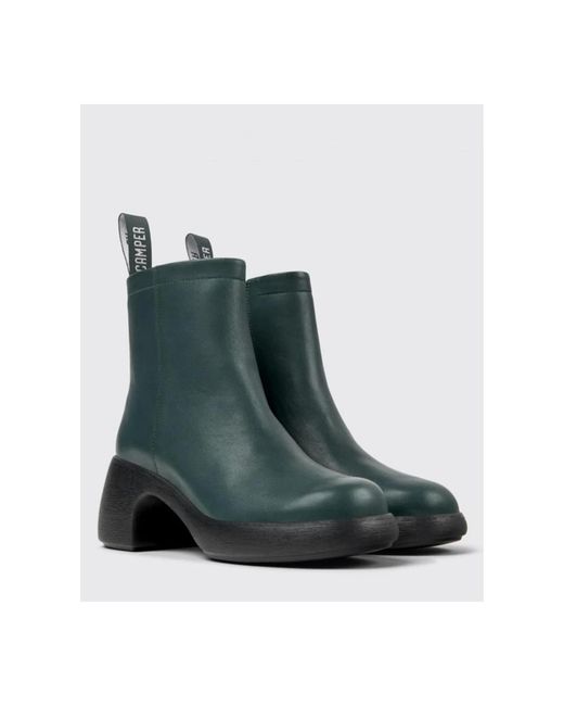Camper Green Heeled Boots