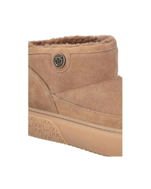 Pinko Brown Winter Boots