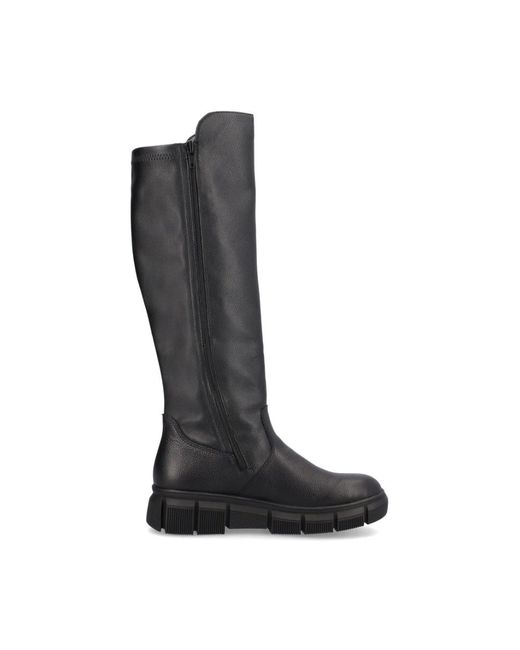 High Boots di Rieker in Black