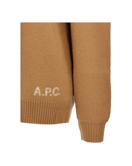 A.P.C. Walter Wool Sweater in het Brown