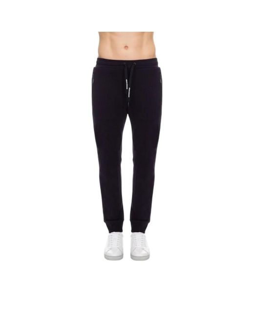 ARMANI EXCHANGE Broeken ,Blauw ,Katoen Blauwe Sportieve Elastische Taille Herenbroek in het Blue voor heren
