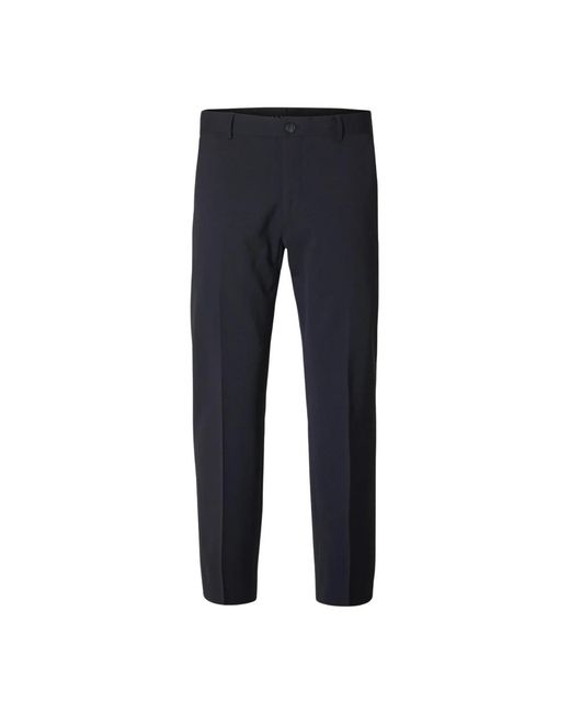 Suit Trousers SELECTED de hombre de color Blue