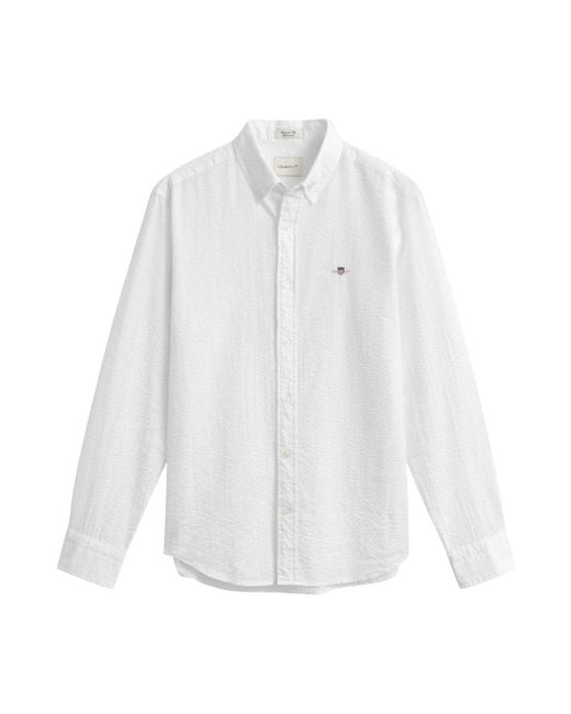 Gant White Casual Shirts for men