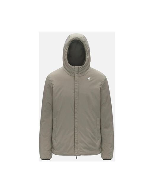 K-Way Green Winter Jackets for men