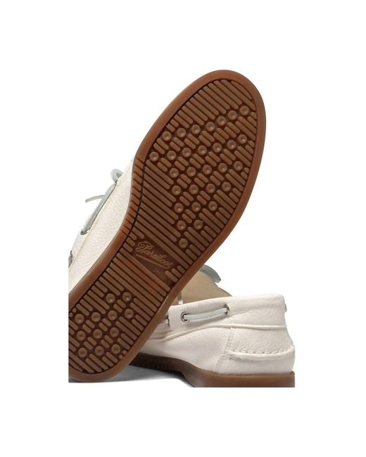 Paraboot Barth Deck Shoe in White für Herren