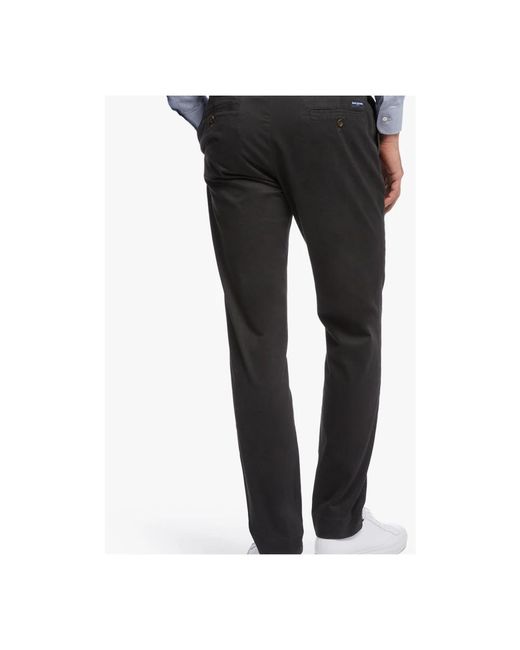 Brooks Brothers Soho Extra-Slim Fit Twill gewaschene Chinoshosen in Black für Herren