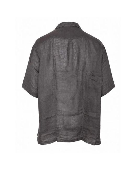 Altea Gray Short Sleeve Shirts for men
