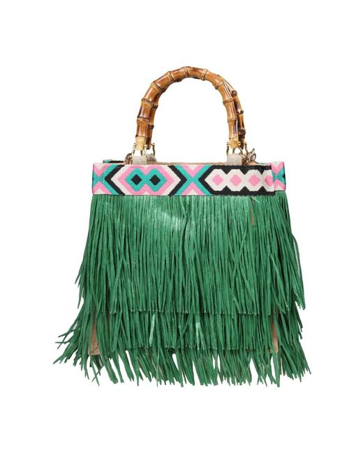 La Milanesa Green Handbags