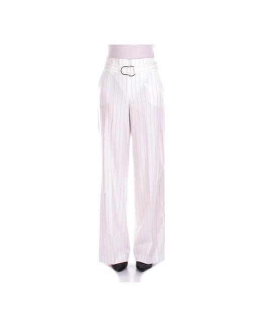 Liu Jo White Wide Trousers
