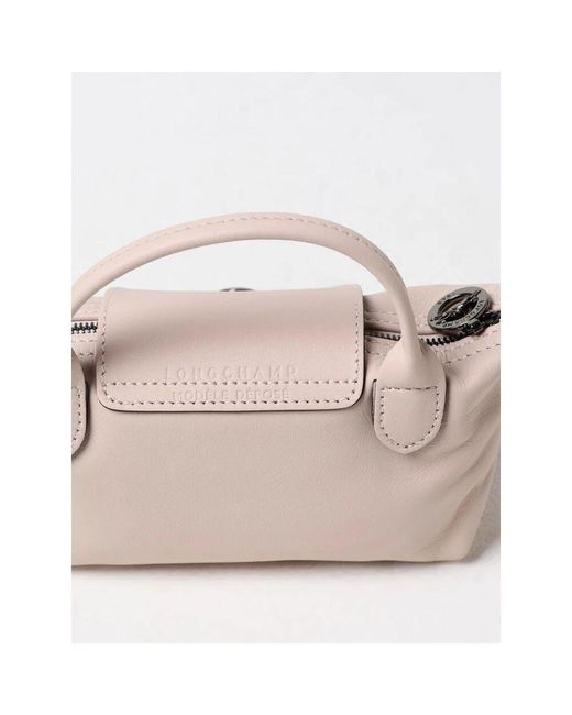 Longchamp Pink Mini Lammleder Handtasche