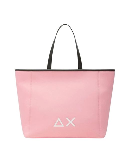 Sun 68 Pink Shopping Bags