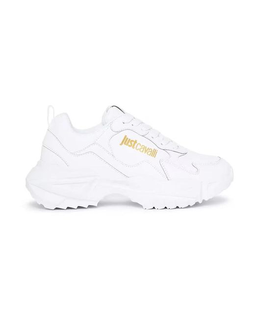 Just Cavalli White Sneakers
