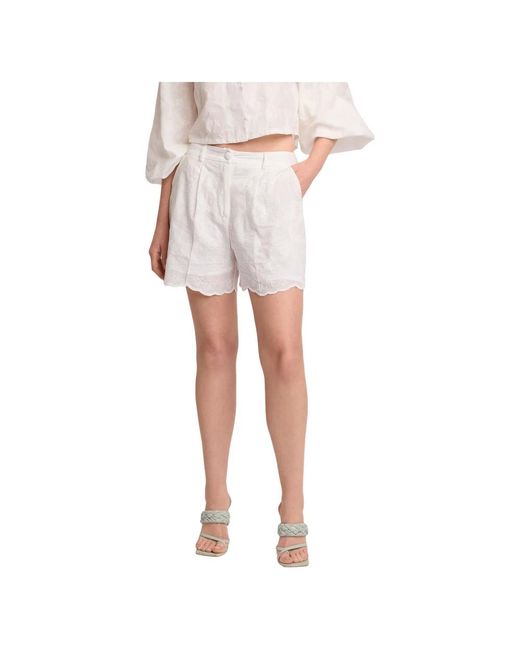 Kocca White Short Shorts