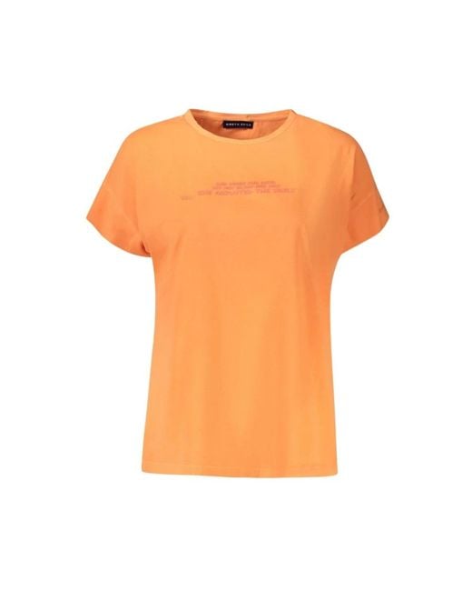 North Sails Orange T-Shirts