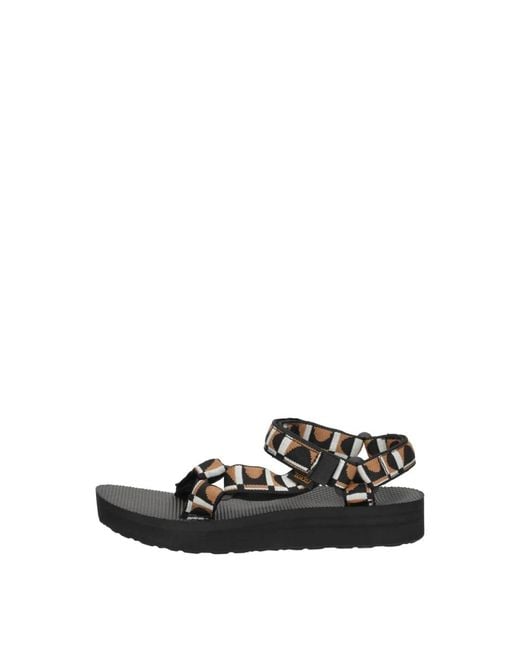Flat Sandals Teva en coloris Black