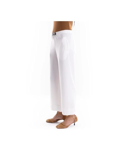 Cropped Trousers 5 PROGRESS en coloris White