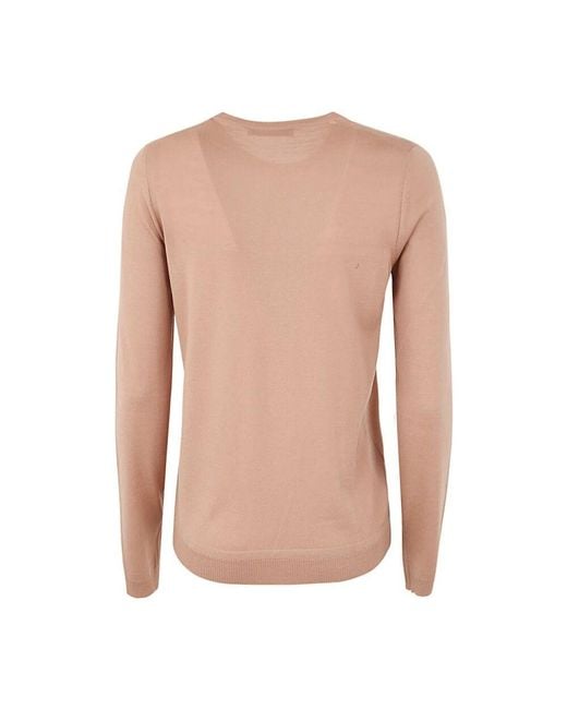 Round-Neck Knitwear GOES BOTANICAL de color Pink