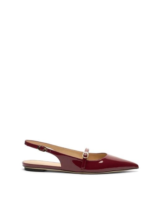 Stuart Weitzman Ballerinas in het Red