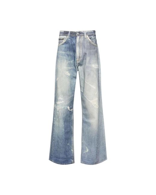 Our Legacy Blue Straight Fit Jeans for men