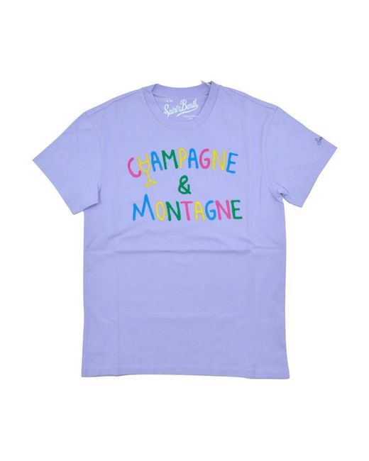 Mc2 Saint Barth Blue T-Shirts