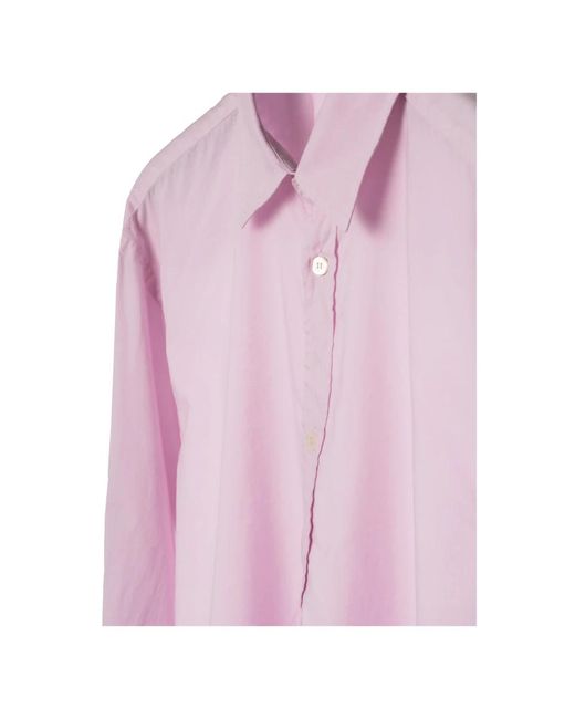 Dondup Pink Leichtes popelin-hemd