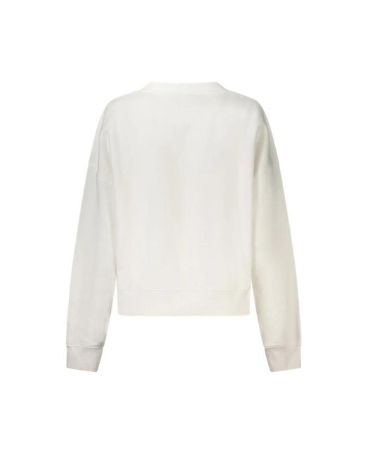 Guess White Sweatshirts