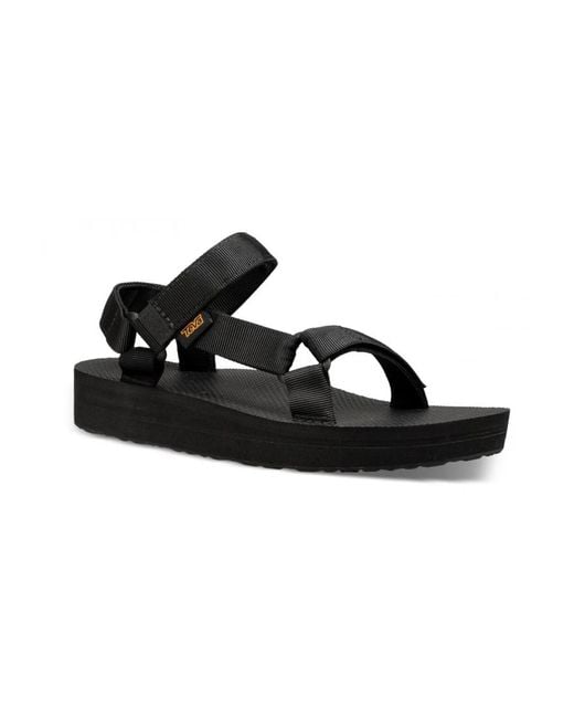 Teva Flat Sandals in het Black