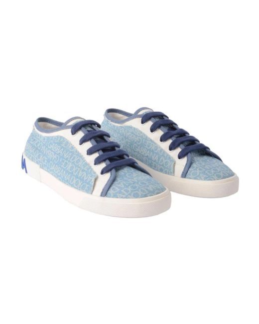 Dolce & Gabbana Blue Sneakers