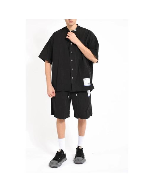 Maison Mihara Yasuhiro Black Casual Shorts for men