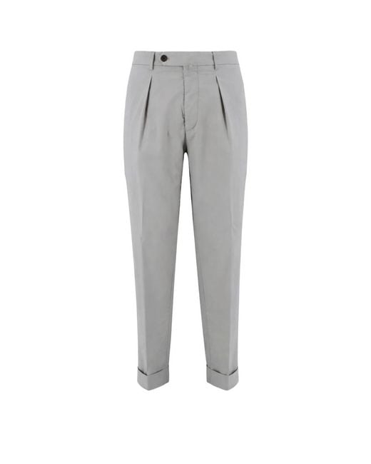 Berwich Gray Suit Trousers for men