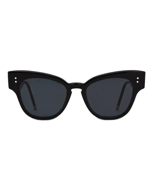 Thom Browne Accessoires ,Zwart ,Cat-Eye Zonnebril in het Black