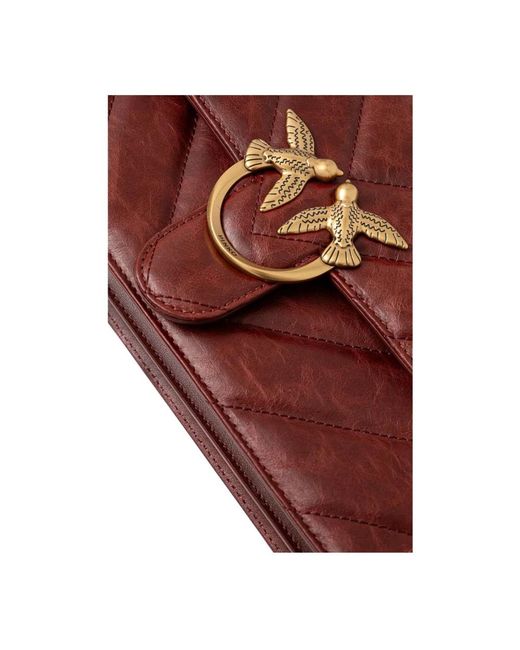 Pinko Red Shoulder Bags