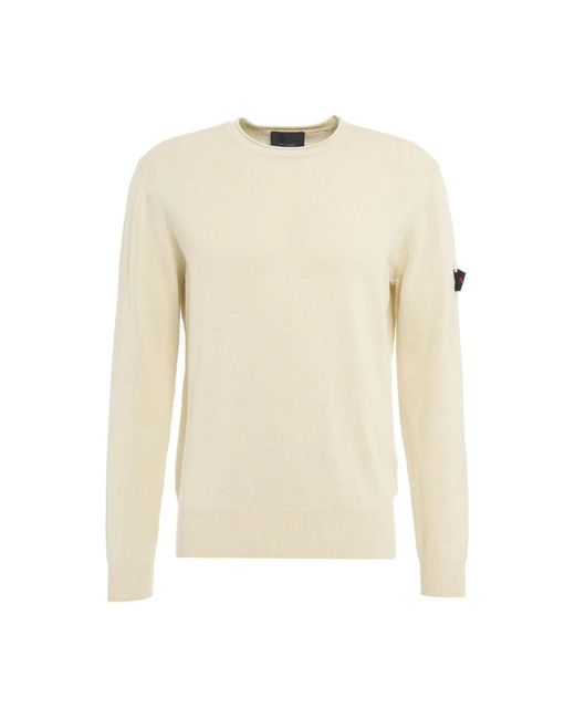 Peuterey Natural Round-Neck Knitwear for men