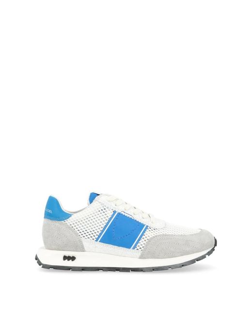 Philippe Model Schoenen ,Wit ,Leer Low Tour Sneakers in het Blue voor heren