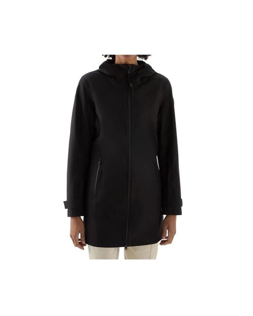 Woolrich Light Stretch Parka in het Black