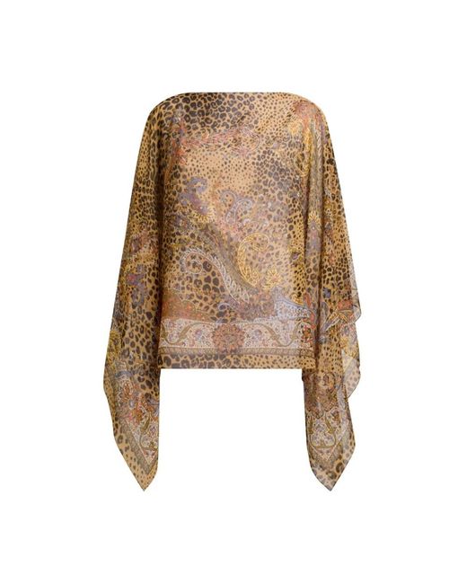 Capes di Etro in Brown