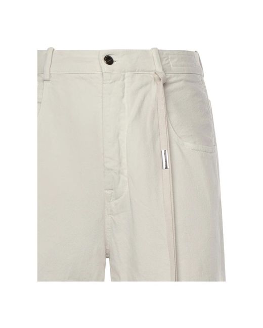 Ann Demeulemeester Gray Wide Trousers for men