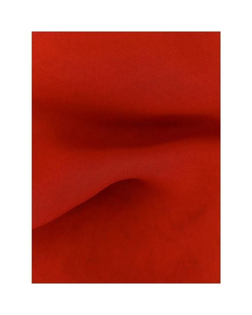 Silky Scarves di Alberta Ferretti in Red