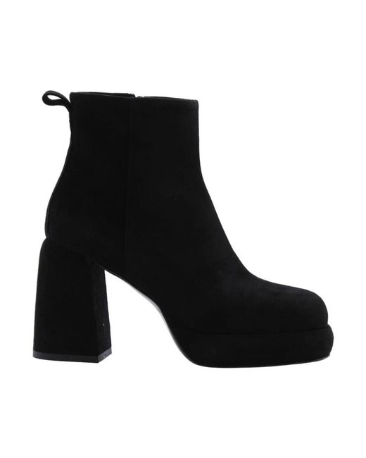 Laura Bellariva Black Heeled Boots