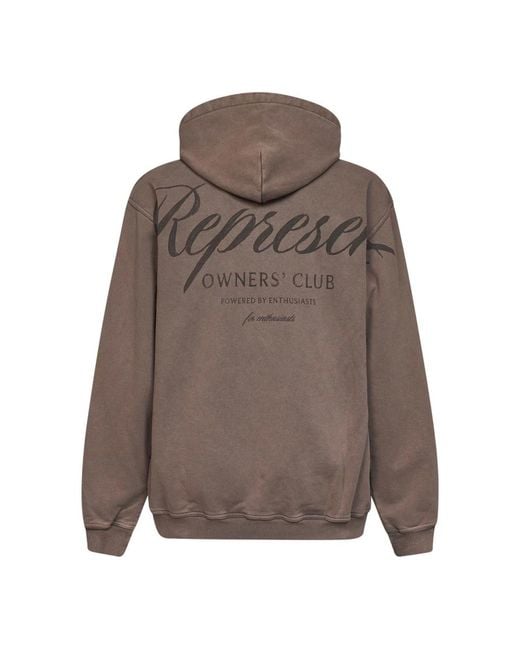 Represent Brown Hoodies for men