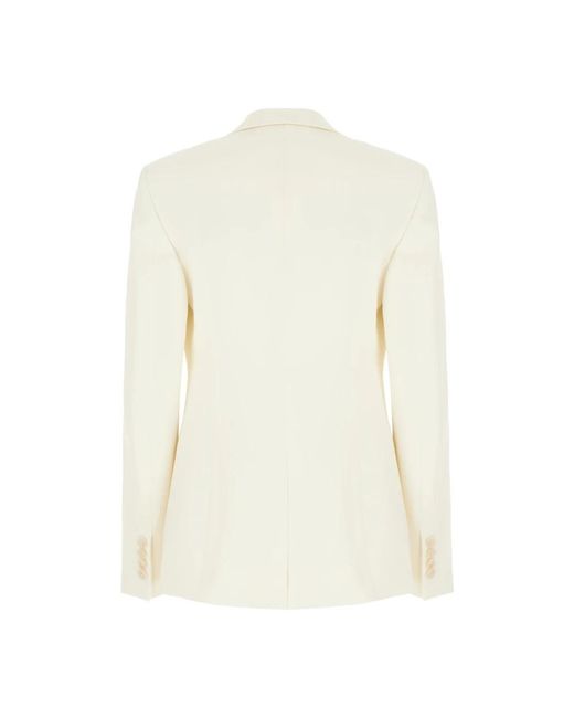 Stella McCartney Pocket Blazer Jacket in het White