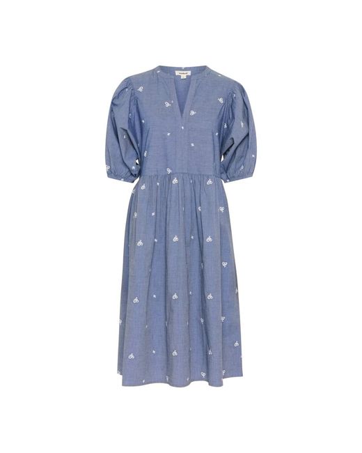 Midi Dresses Soaked In Luxury de color Blue