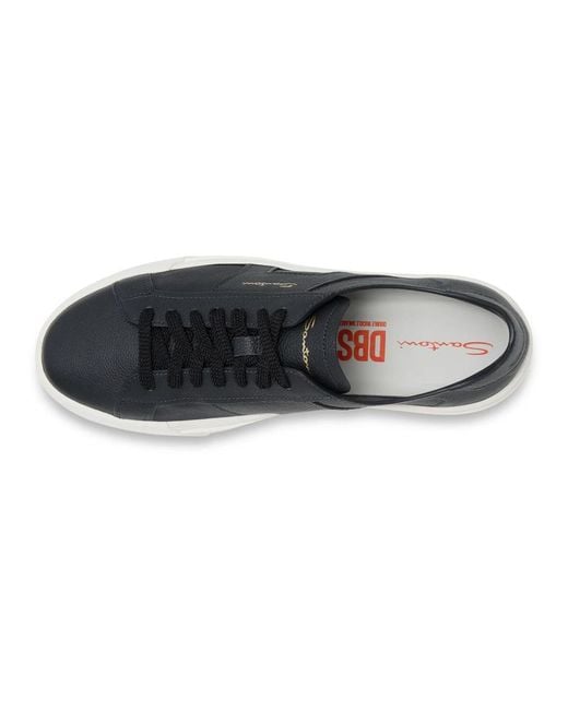 Santoni Black Sneakers for men