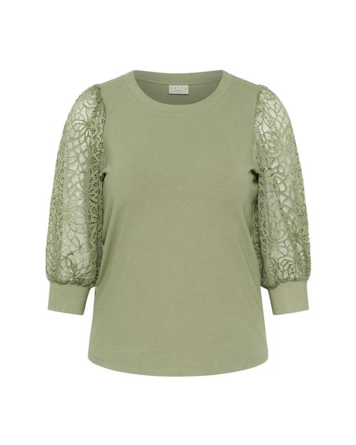 Kaffe Overhemden ,Groen ,Blouses in het Green